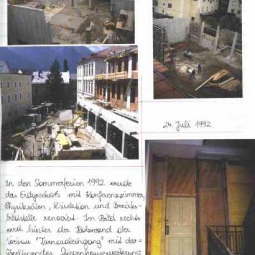Renovierungsarbeiten - 1992
